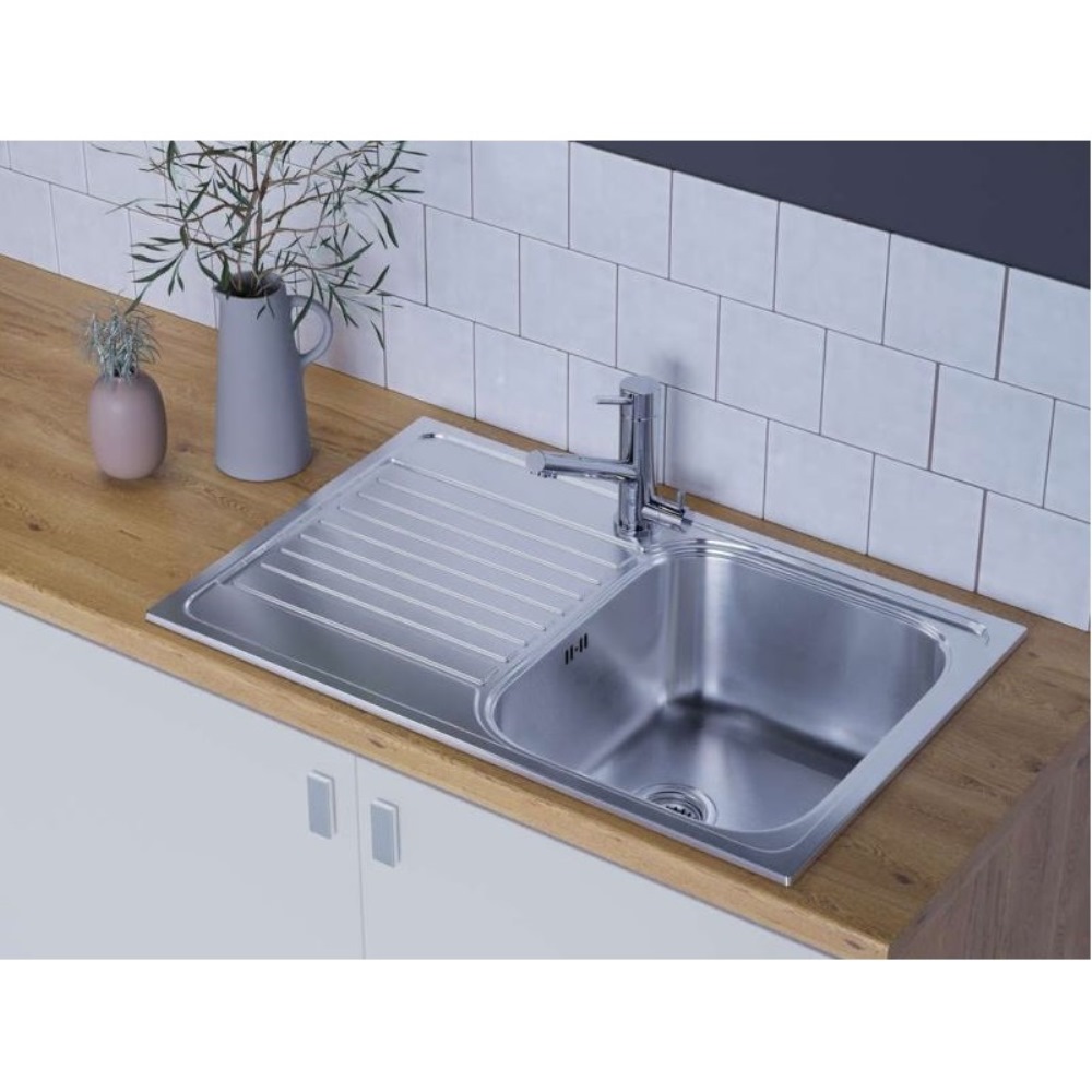 Мойка кухонная Omoikiri Kashiogawa 86 Хром 4993453 — изображение 3