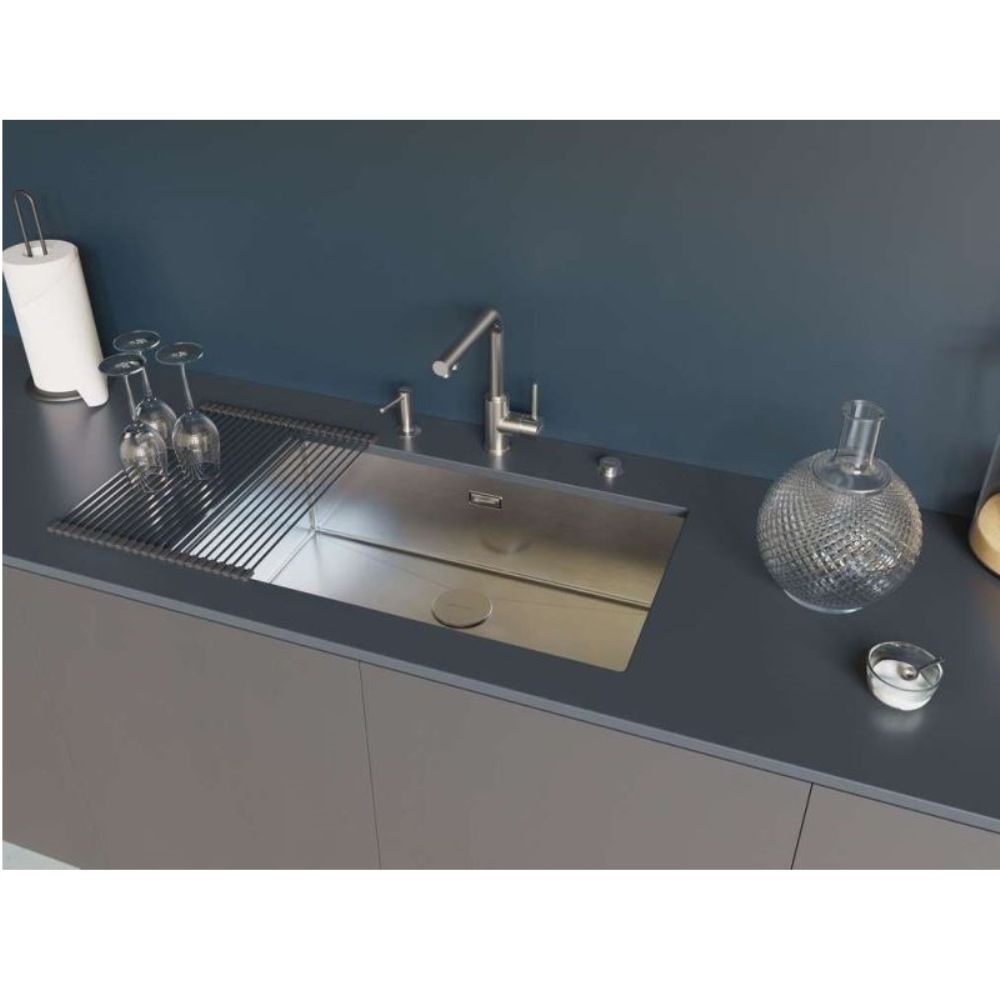 Мойка кухонная Omoikiri Taki 74 Вороненая сталь 4993498 — изображение 2
