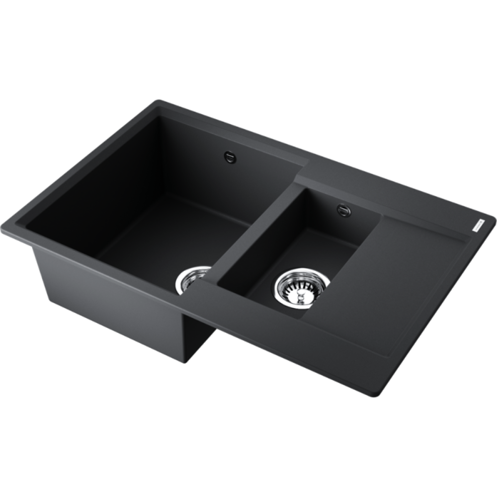 Мойка кухонная Omoikiri Daisen 78 Черный матовый 4993535 — изображение 2