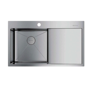 Мойка кухонная Omoikiri Akisame 86 левая Хром 4993760