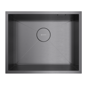 Мойка кухонная Omoikiri Kasen интегрированная 54 Вороненая сталь 4997061