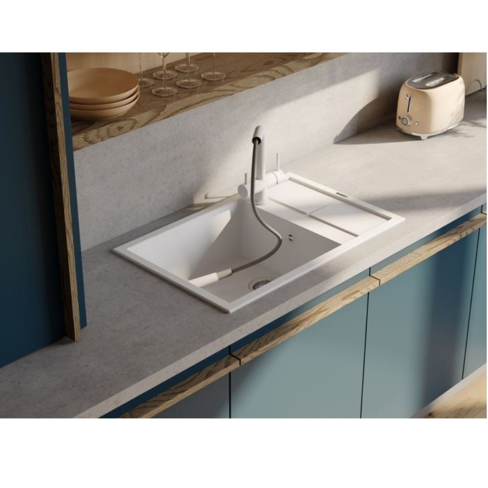 Мойка кухонная Omoikiri Sumi 78 Белый матовый 499710 — изображение 3